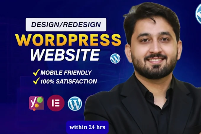 I will design or build responsive business wordpress website development